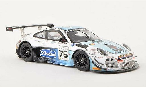 Porsche 911 GT3 1/43 Spark R No.75 24h Spa 2013 /M.Soulet diecast model cars