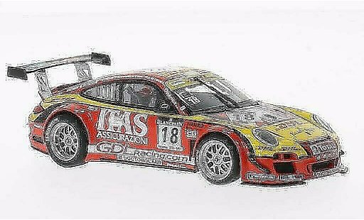 Porsche 911 GT3 1/43 Minichamps R No.18 De Lorenzi Racing 24h Spa 2011 diecast model cars