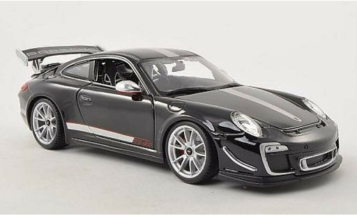 Porsche 911 GT3 1/18 Burago 4.0 black/grey 2011 diecast model cars