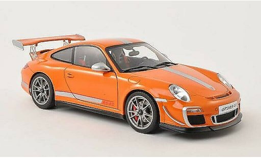 Porsche 911 GT3 1/18 Autoart 4.0 orange/grey 2011 diecast model cars