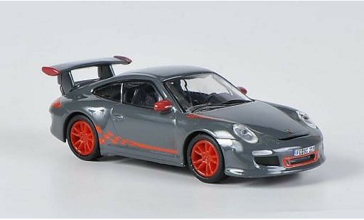 Porsche 911 GT3 1/87 Schuco grey/orange diecast model cars