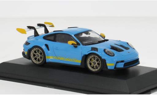 Porsche 911 1/43 Solido GT3 RS blau/gelb 1:43 diecast model cars