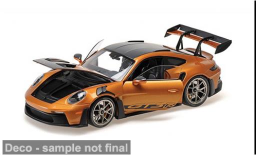 Diecast model cars Porsche 911 GT3 RS gold 2023 1/18 Minichamps