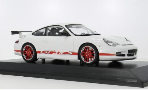 Porsche 996 GT3 RS 1/18 Minichamps 911 weiss/rot 2002 1:18 diecast model cars