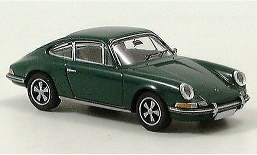 Porsche 911 S 1/87 Brekina Coupe green diecast model cars