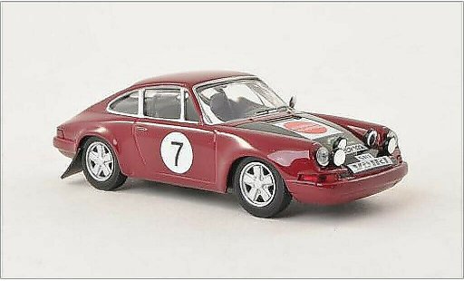 Porsche 911 S 1/43 IXO No.7 Rally Bavaria 1970 diecast model cars