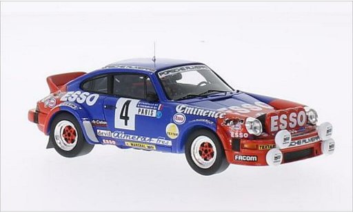Porsche 911 SC 1/43 Spark No.4 Almeras Esso Rally WM Rally Monte-Carlo 1982 diecast model cars