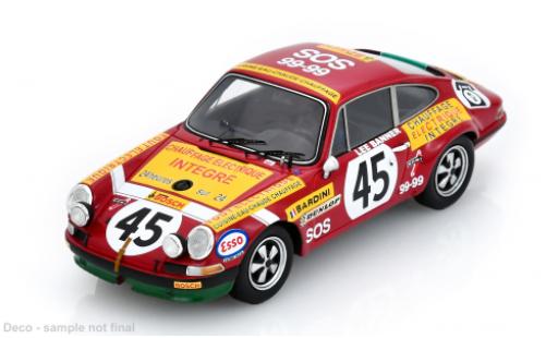 Porsche 911 1/43 Spark ST 2.5 24h Le Mans 1972 #45 D.Bardini/Lee Banner 1:43 diecast model cars
