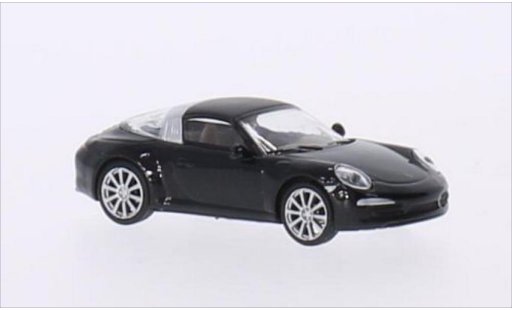 Porsche 911 Targa 1/87 Schuco 4S metallic black diecast model cars