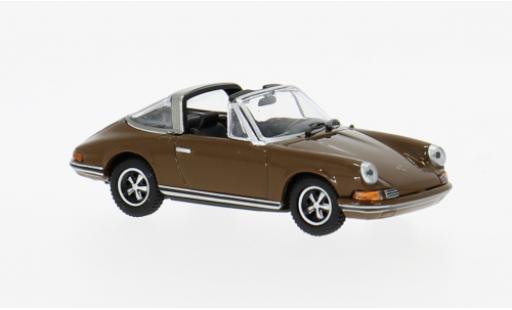 Porsche 911 1/87 Minichamps Targa braun 1972 1:87 diecast model cars