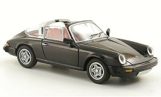 Porsche 911 Targa 1/87 Brekina (G-Reihe) black diecast model cars