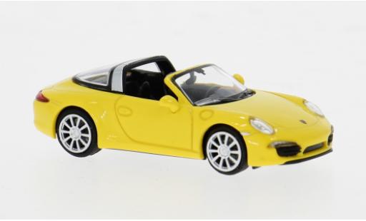 Diecast model cars Porsche 911 1/87 Minichamps Targa gelb 1:87 Porsche 911 1/87 Minichamps Targa gelb 1:87 diecast model cars