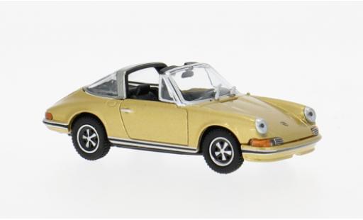 Porsche 911 1/87 Minichamps Targa gold 1972 1:87 diecast model cars