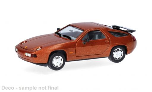 Porsche 928 1/87 Herpa S4 braun 1:87 diecast model cars