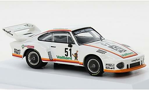 Diecast model cars Porsche 935 1977 /77 DRM Bergischer L&Atilde;&para;we Zolder Kremer Racing Vaillant #51 B.Wollek 1/64 Tarmac Works