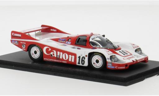 Diecast model cars Porsche 956 1/43 Spark #16 1:43 Porsche 956 1/43 Spark #16 1:43 diecast model cars