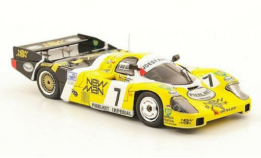 Porsche 956 1984 1/87 Spark No.7 NewMan 24h Le Mans / K.Ludwig diecast model cars