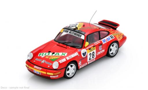 Porsche 964 1/43 Spark Carrera 2 24h Spa 1991 #28 M.Hezemans/J.Hin 1:43 diecast model cars