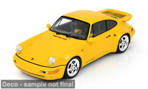 Porsche 964 Turbo 1/43 Spark S gelb 1992 1:43 diecast model cars