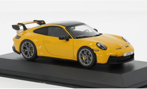 Porsche 992 GT3 1/43 Solido gelb 1:43 diecast model cars