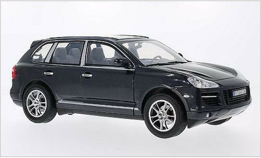 Porsche Cayenne Turbo 1/18 Motormax metallic grey 2008 diecast model cars