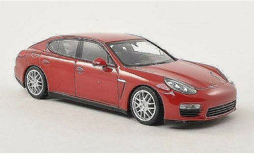 Porsche Panamera GTS 1/43 Minichamps red Facelift 2013 diecast model cars