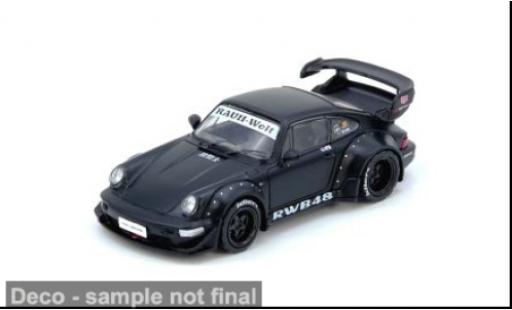 Porsche 964 RWB 1/64 INNO64 schwarz 1:64 diecast model cars