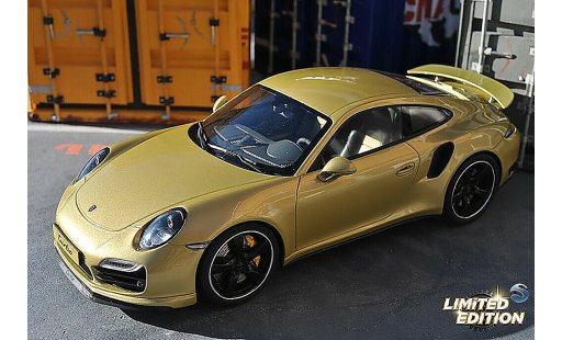Porsche 911 Turbo 1/18 GT Spirit Exclusive champagne diecast model cars