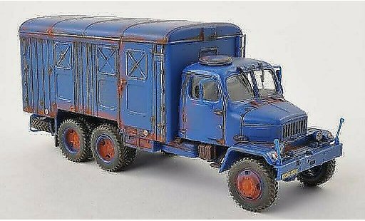 Praga V3S Kasten 1/43 Abrex van blue with Rostspuren diecast model cars