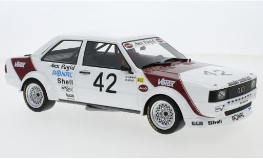 Diecast model cars Audi 80 1/18 Premium ClassiXXs GTE (B2) Gr.2 No.42 Abex Pagid Racing Team ETCC GP Brünn 19 P. Seikel/M.Trint Audi 80 1/18 Premium ClassiXXs GTE (B2) Gr.2 No.42 Abex Pagid Racing Team ETCC GP Brünn 19 P. Seikel/M.Trint diecast model cars