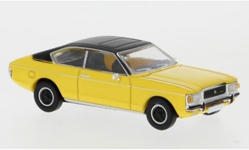 Diecast model cars Ford Granada 1/87 Premium ClassiXXs MK I Coupe yellow/matt-black 1974 Ford Granada 1/87 Premium ClassiXXs MK I Coupe yellow/matt-black 1974 diecast model cars
