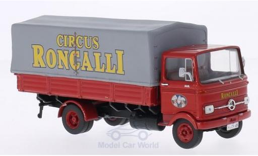 Diecast model cars Mercedes LP 608 1/43 Premium ClassiXXs red Circus Roncalli mit Plane Mercedes LP 608 1/43 Premium ClassiXXs red Circus Roncalli mit Plane diecast model cars