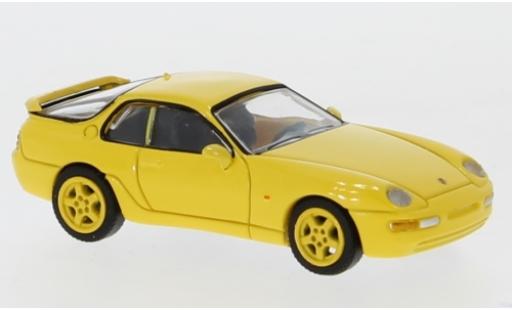 Diecast model cars Porsche 968 1/87 Premium ClassiXXs yellow 1991 Porsche 968 1/87 Premium ClassiXXs yellow 1991 diecast model cars