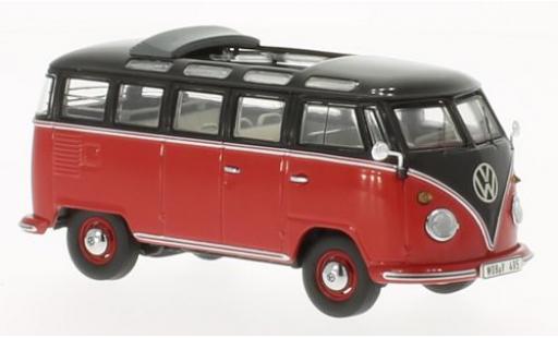 Diecast model cars Volkswagen T1 1/43 Premium ClassiXXs Samba red/black Volkswagen T1 1/43 Premium ClassiXXs Samba red/black diecast model cars