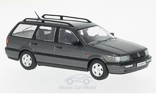Diecast model cars Volkswagen Passat 1/43 Premium X (B4) Variant metallic grey 1993 Volkswagen Passat 1/43 Premium X (B4) Variant metallic grey 1993 diecast model cars