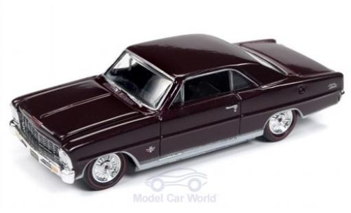 Diecast model cars Chevrolet Nova 1/64 Racing Champions SS red 1966 Chevrolet Nova 1/64 Racing Champions SS red 1966 diecast model cars