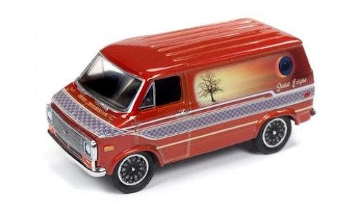 Diecast model cars Chevrolet Van 1/64 Racing Champions metallic orange/Dekor 1975 Chevrolet Van 1/64 Racing Champions metallic orange/Dekor 1975 diecast model cars