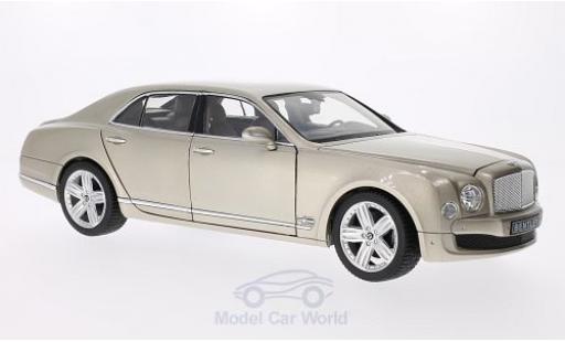 Diecast model cars Bentley Mulsanne 1/18 Rastar metallic beige Bentley Mulsanne 1/18 Rastar metallic beige diecast model cars