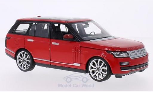 Diecast model cars Land Rover Range Rover 1/24 Rastar red Land Rover Range Rover 1/24 Rastar red diecast model cars
