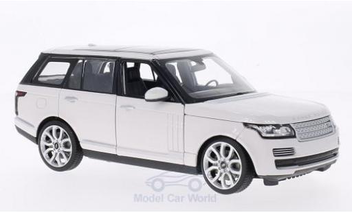 Diecast model cars Land Rover Range Rover 1/24 Rastar white Land Rover Range Rover 1/24 Rastar white diecast model cars