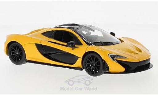 Diecast model cars McLaren P1 1/24 Rastar yellow McLaren P1 1/24 Rastar yellow diecast model cars