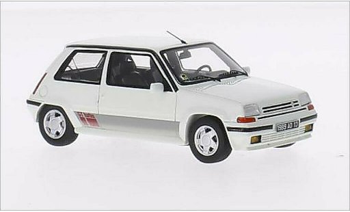 Renault 5 Turbo 1/43 Spark GT white 1988 diecast model cars