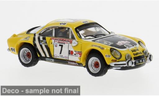 Alpine A110 1/87 Brekina Renault Tour de Corse 1970 #7 G.Nicholas 1:87 diecast model cars