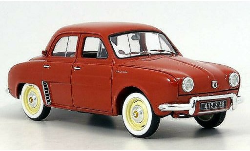 Renault Dauphine Base 1/18 Norev red 1958 diecast model cars