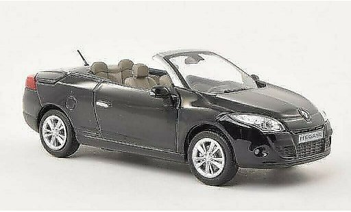 Renault Megane Coupe Cabriolet 1/43 Norev Convertible black 2009 diecast model cars