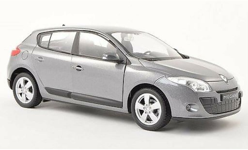 Renault Megane Base 1/24 Welly grey 2009 diecast model cars
