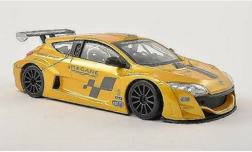 Renault Megane Trophy 1/24 Burago yellow diecast model cars