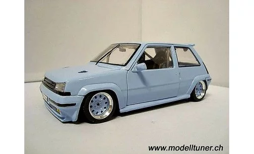 Renault 5 Turbo 1/18 Norev GT blue jantes 13 pouces diecast model cars