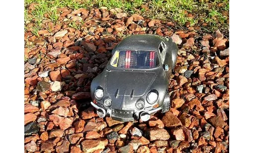 Alpine A110 1300 s bv4 1/18 Burago 1800 grey diecast model cars