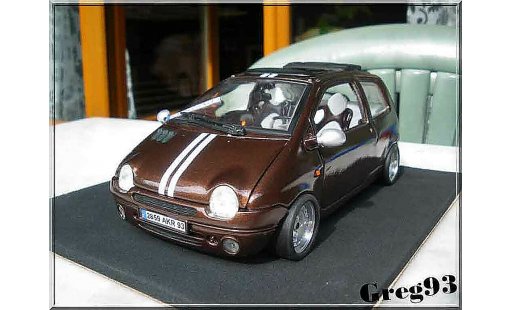 Renault Twingo Base 1/18 Anson chocolate jantes ronal diecast model cars